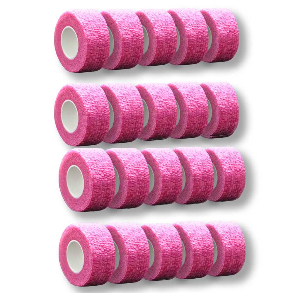 MC24® Fingertape color, kohäsiv, 2,5cmx4,5m, pink, 20St