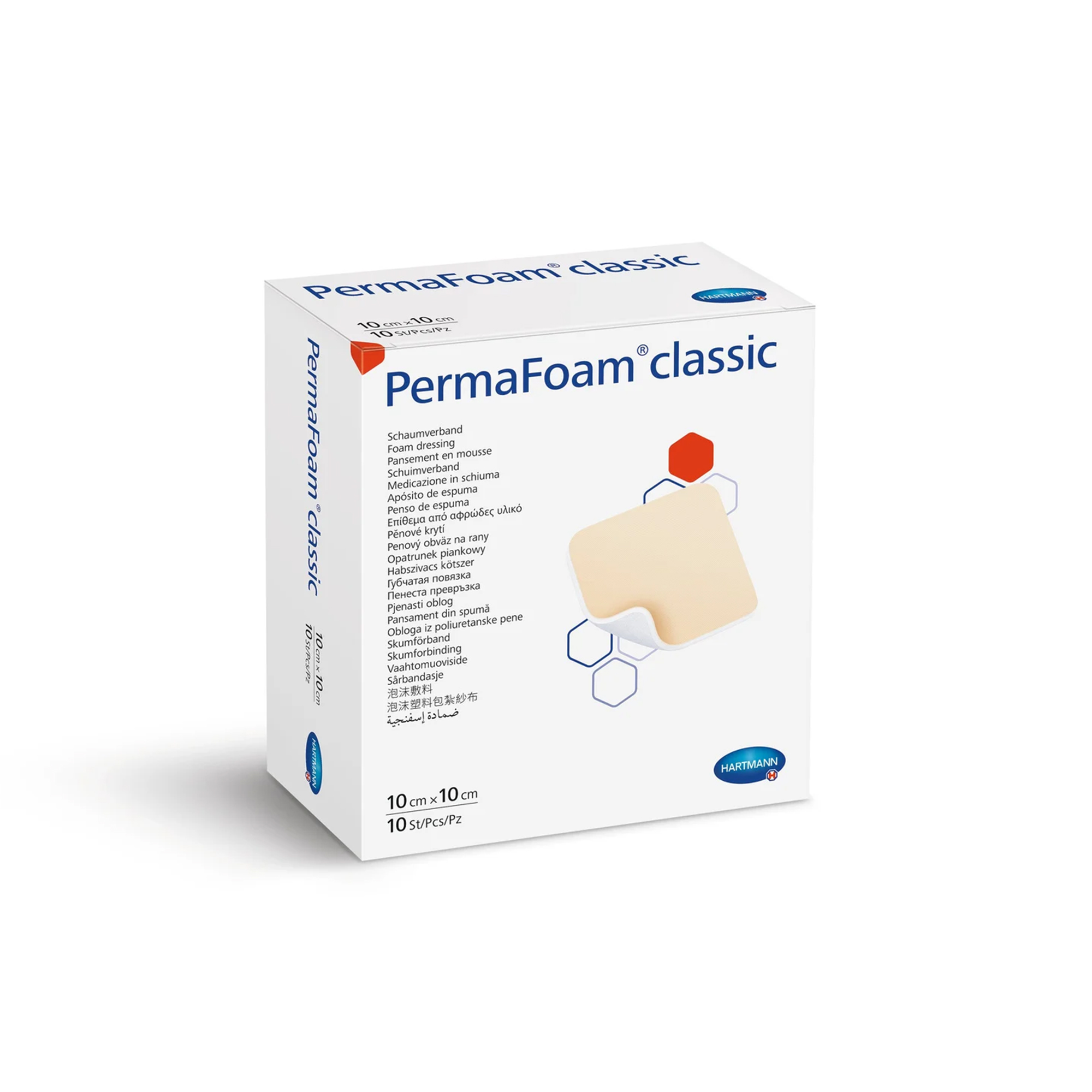 Hartmann PermaFoam® Classic 10 x 10 cm, 10 Stück
