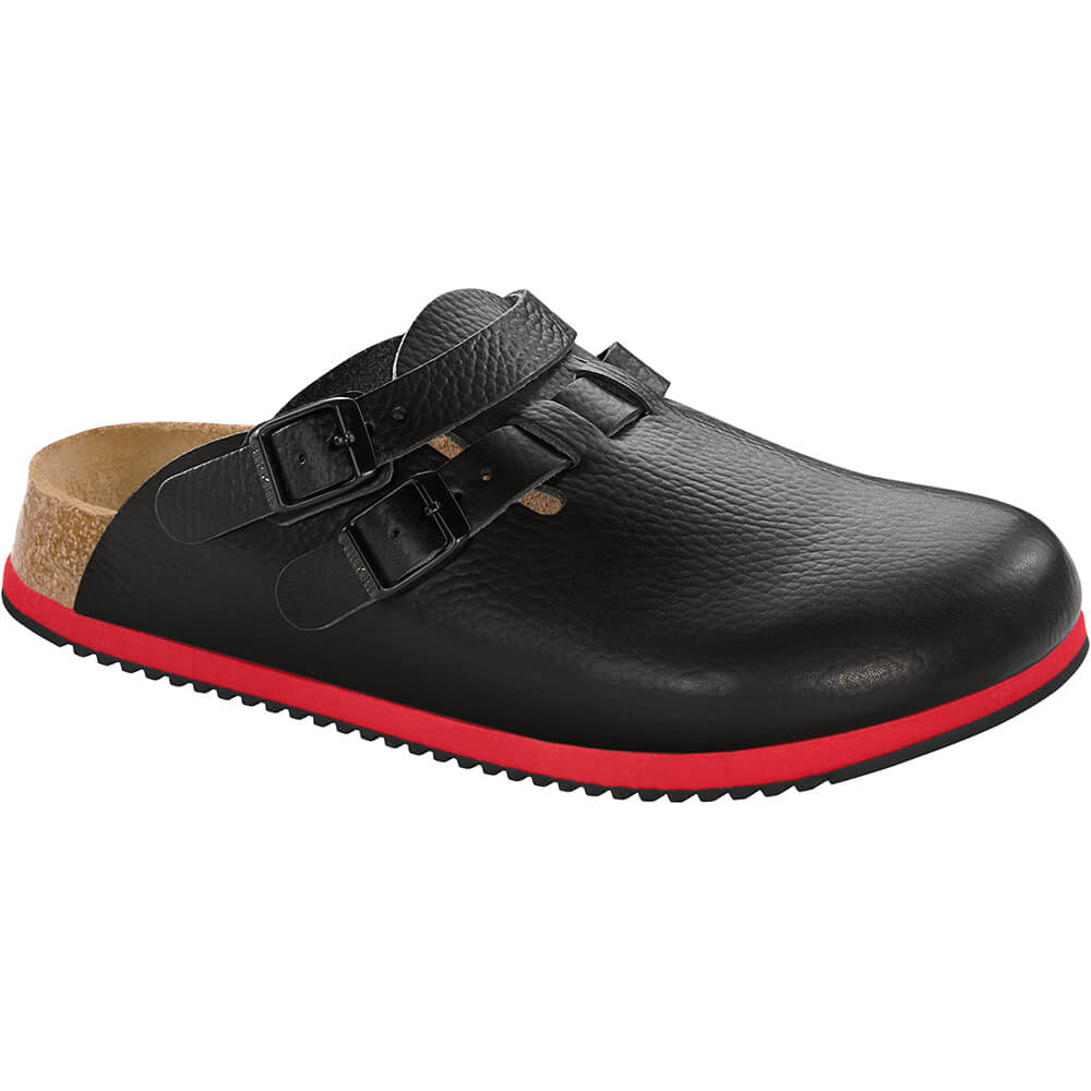 Kay SL Superlaufsohle, Weichbettung, Birkenstock, schwarz-rot, Größen