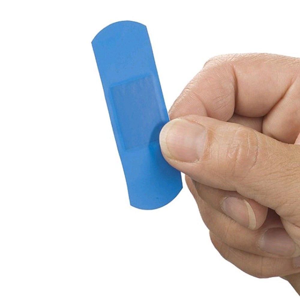 Detektierbare Pflaster, blaue Pflasterstrips, 72 x 25 mm, 100 St.