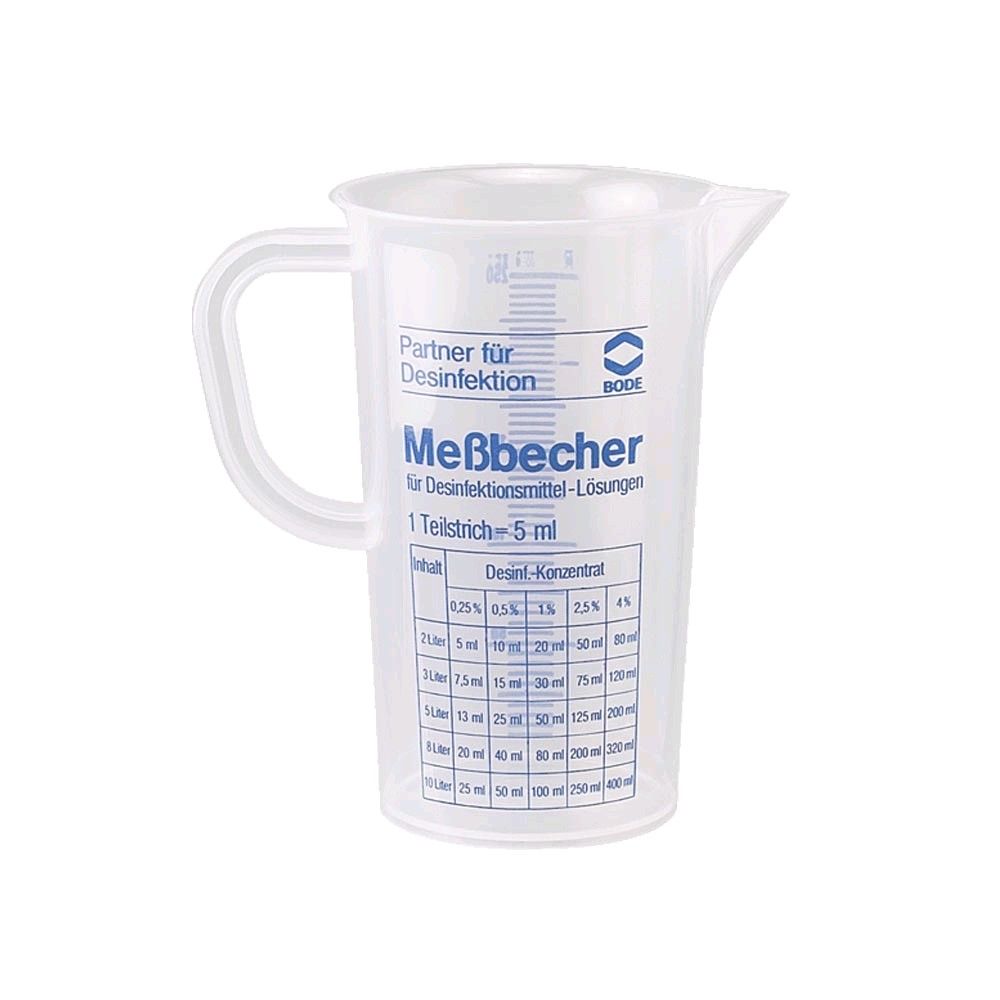 BODE Messbecher, 250 ml, 5 ml Skaleneinteilung, 1 Stück