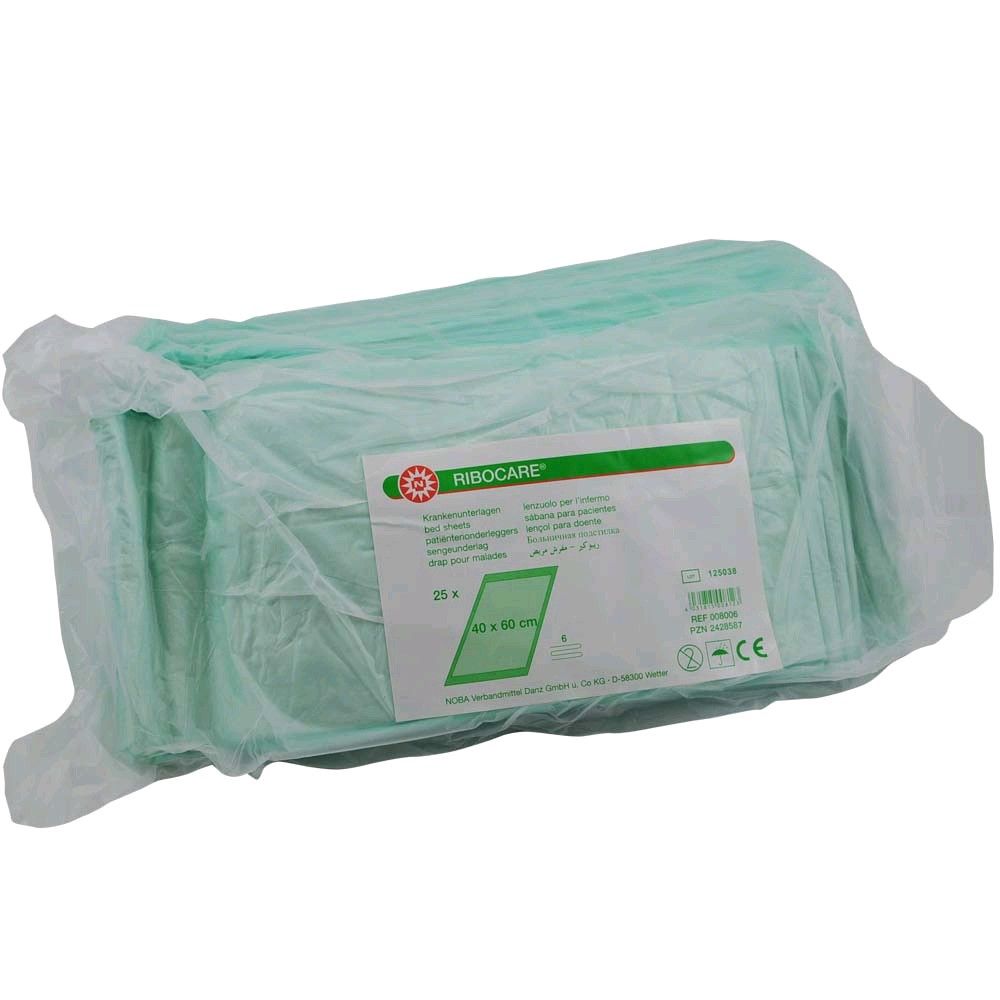 Noba RIBOCARE® Krankenunterlage, Inkontinenz, 20-lagig, 60x90cm, 25 St