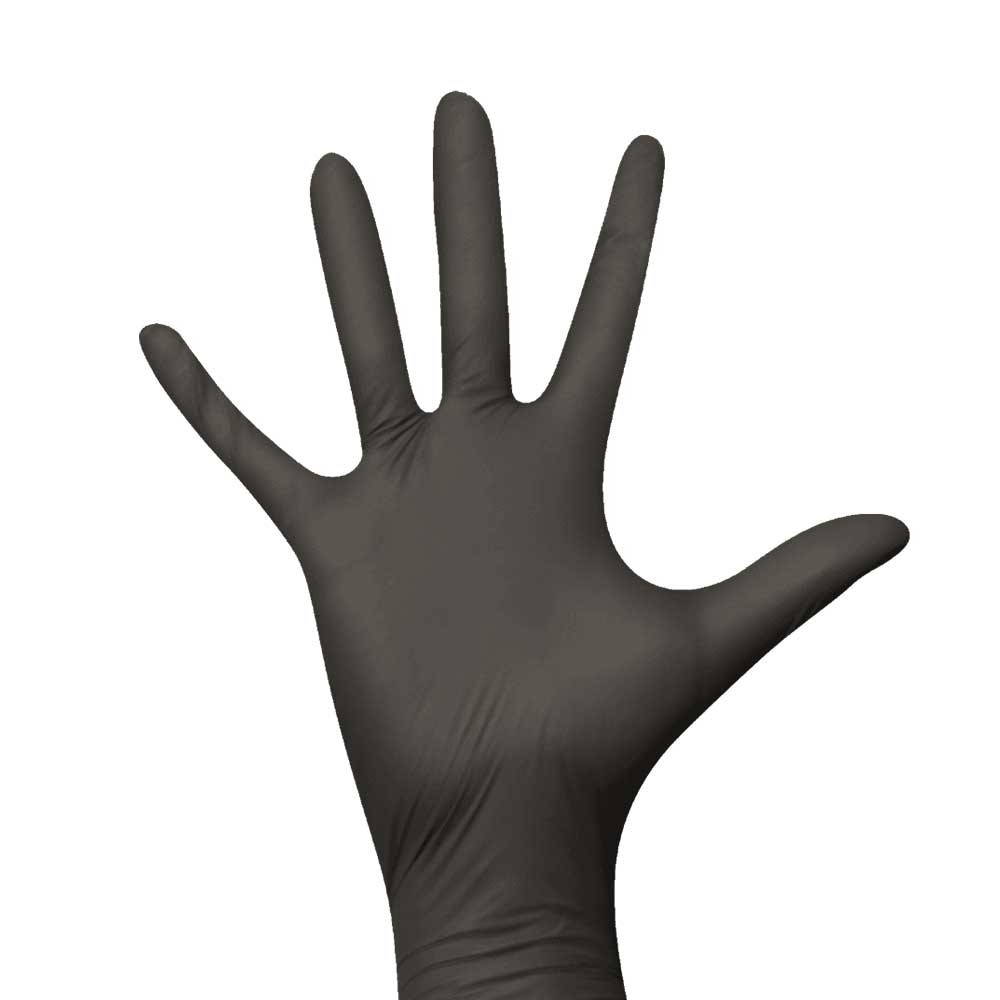 Euronda Monoart Nitril Handschuhe, schwarz, Gr. M, 100 St.