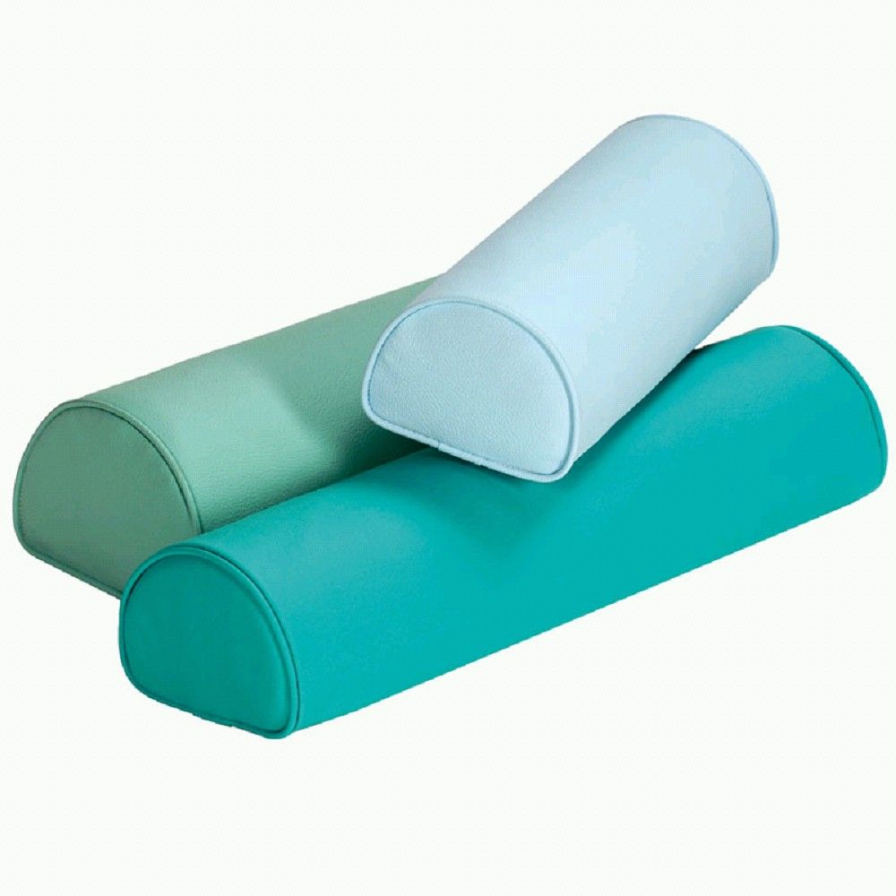 Pader Dreiviertelrolle, Lagerungsrolle Kunstleder 40x15x11cm royalblau