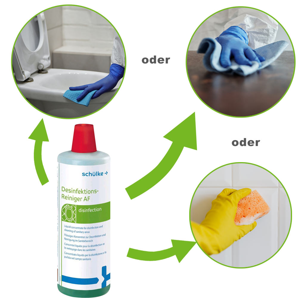 Schülke Desinfektions-Reiniger AF, Sanitärbereich, Konzentrat, 1000 ml