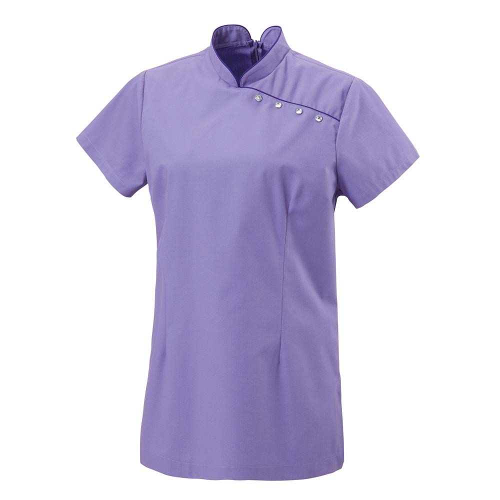 Exner Tunika Paspel, 1/2-Arm, Asia-Style, tailiert, purple, 5XL
