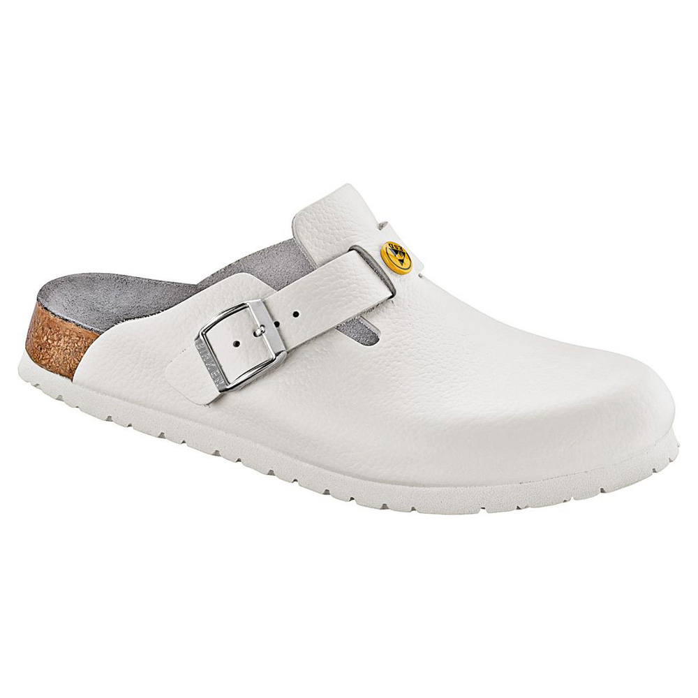 Birkenstock Boston ESD, TÜV-geprüft, weiß, Gr. 38