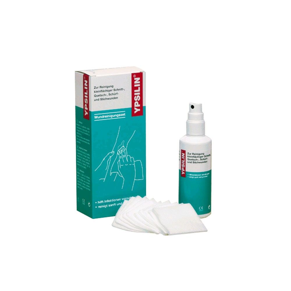 Holthaus Medical YPSILIN® Wundreinigungsset 50 ml Fluid / 10 Tücher