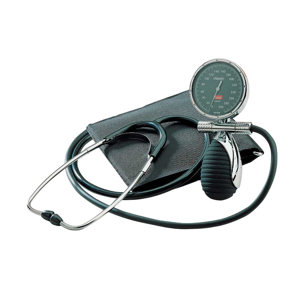 Boso klassisches Blutdruckmessgerät classic privat, mit Manschette und Stethoskop