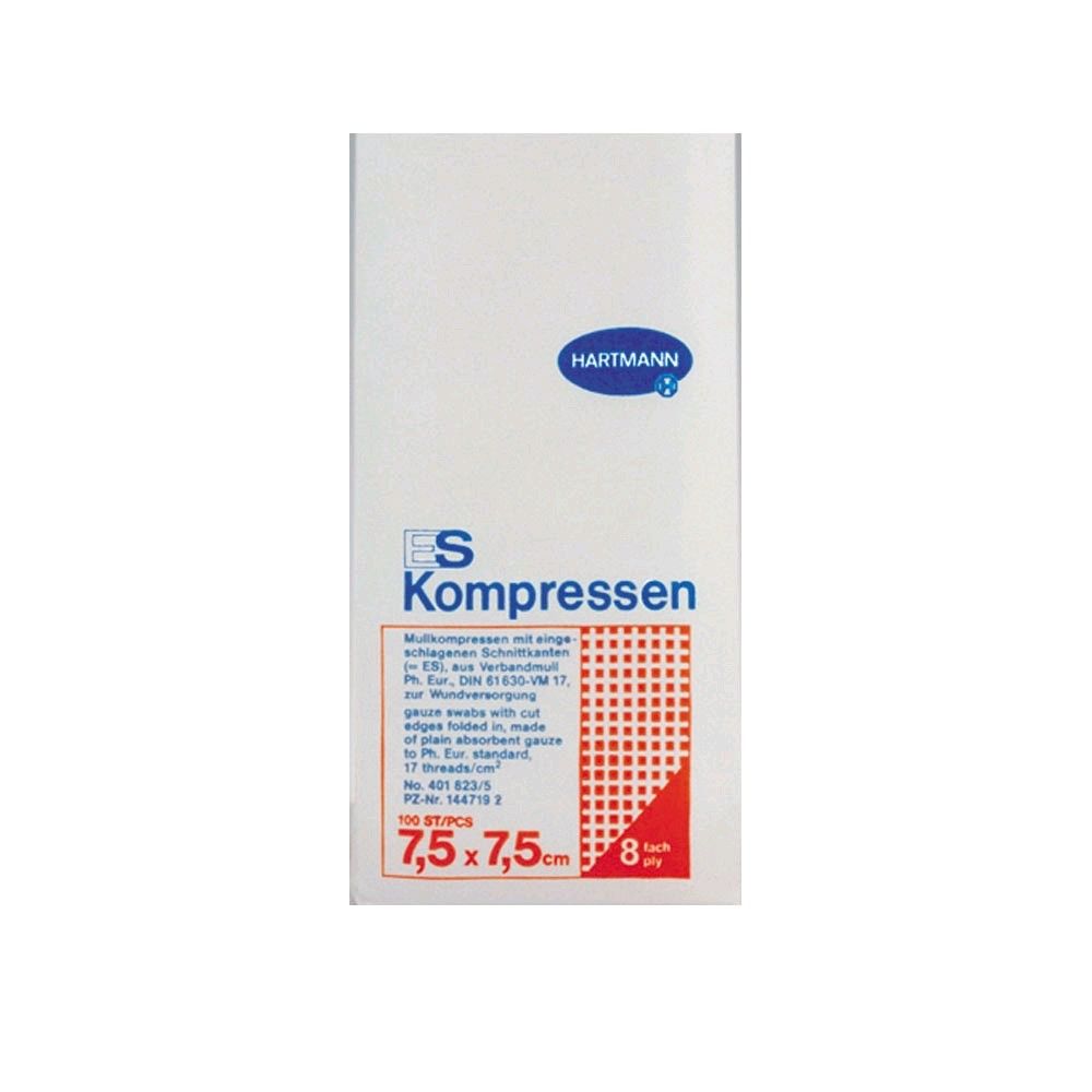 Hartmann ES-Kompressen 8-fach 5 x 5 cm, 100 Stück