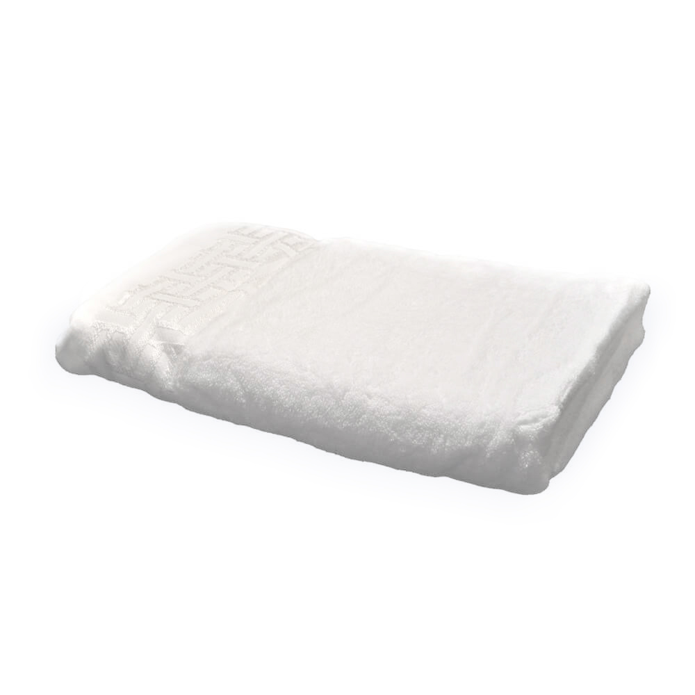 Badetuch, aus 100% Baumwolle, weiß, 70x140cm, 1 Stück, von MC24