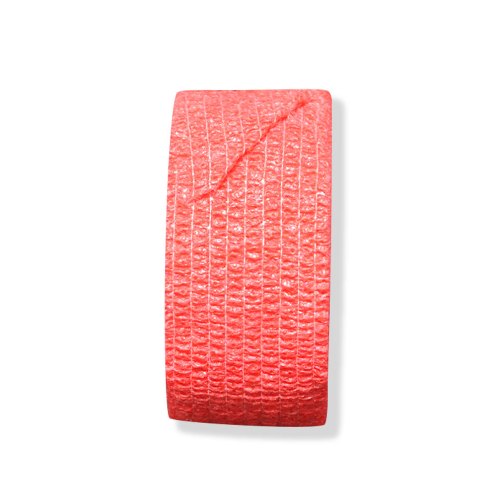 MC24® Fingertape color, kohäsiv, 2,5cmx4,5m, rot, 5St