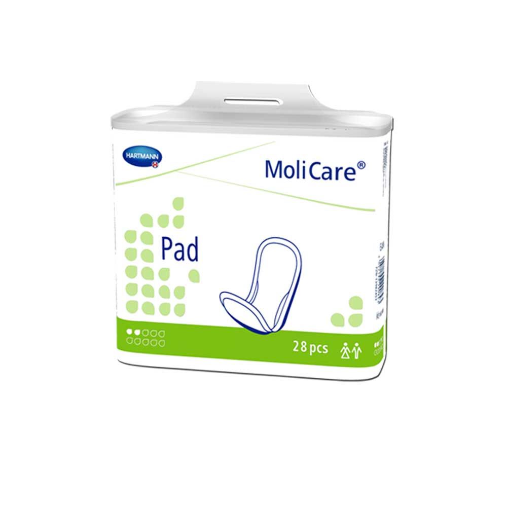 Hartmann MoliCare® Pad Inkontinenzeinlagen, diskret, 28St, 2 Tropfen