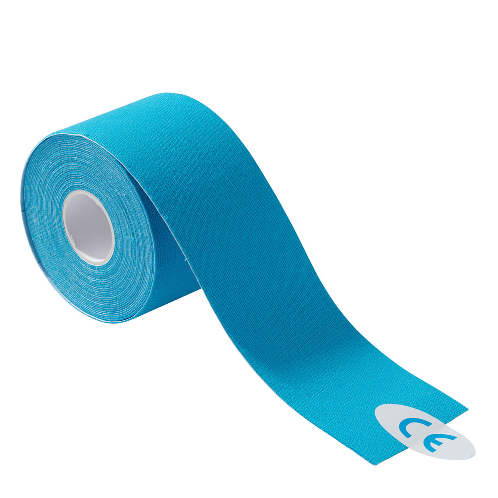 Medicalcorner24 Power Kinesiologie Tape, 5 cm x 5 m, 1 Rolle, blau