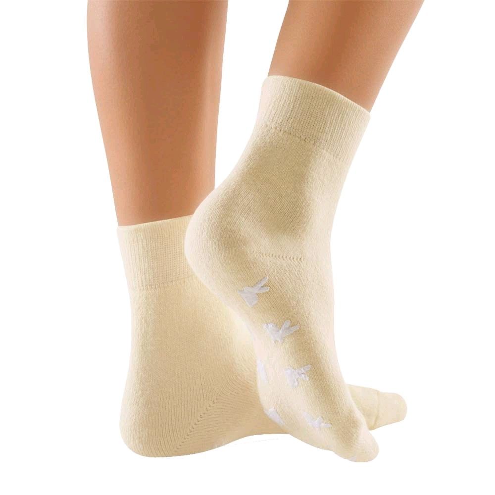 ClimaCare® Fußwärmer von Bort, Woll-Socken, weiss, M