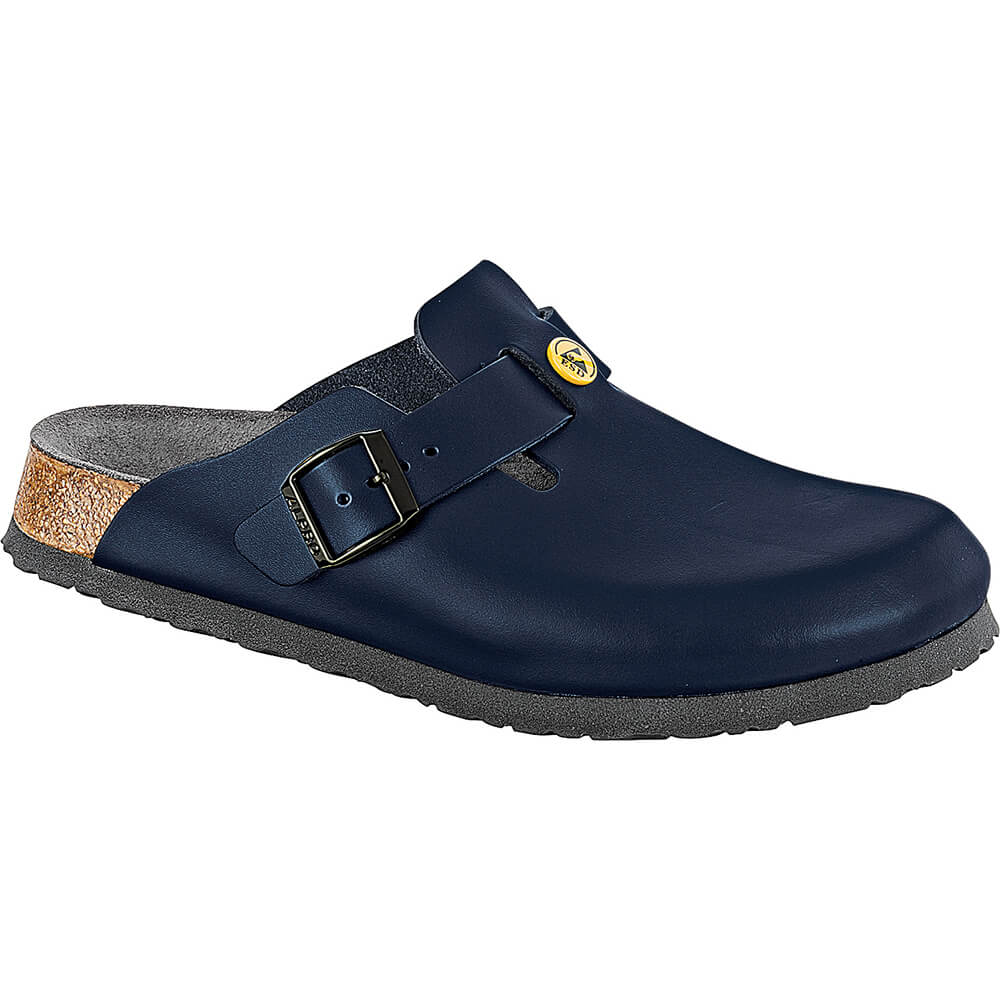 Boston ESD, Naturleder, von Birkenstock, Normal, blau, Gr. 45