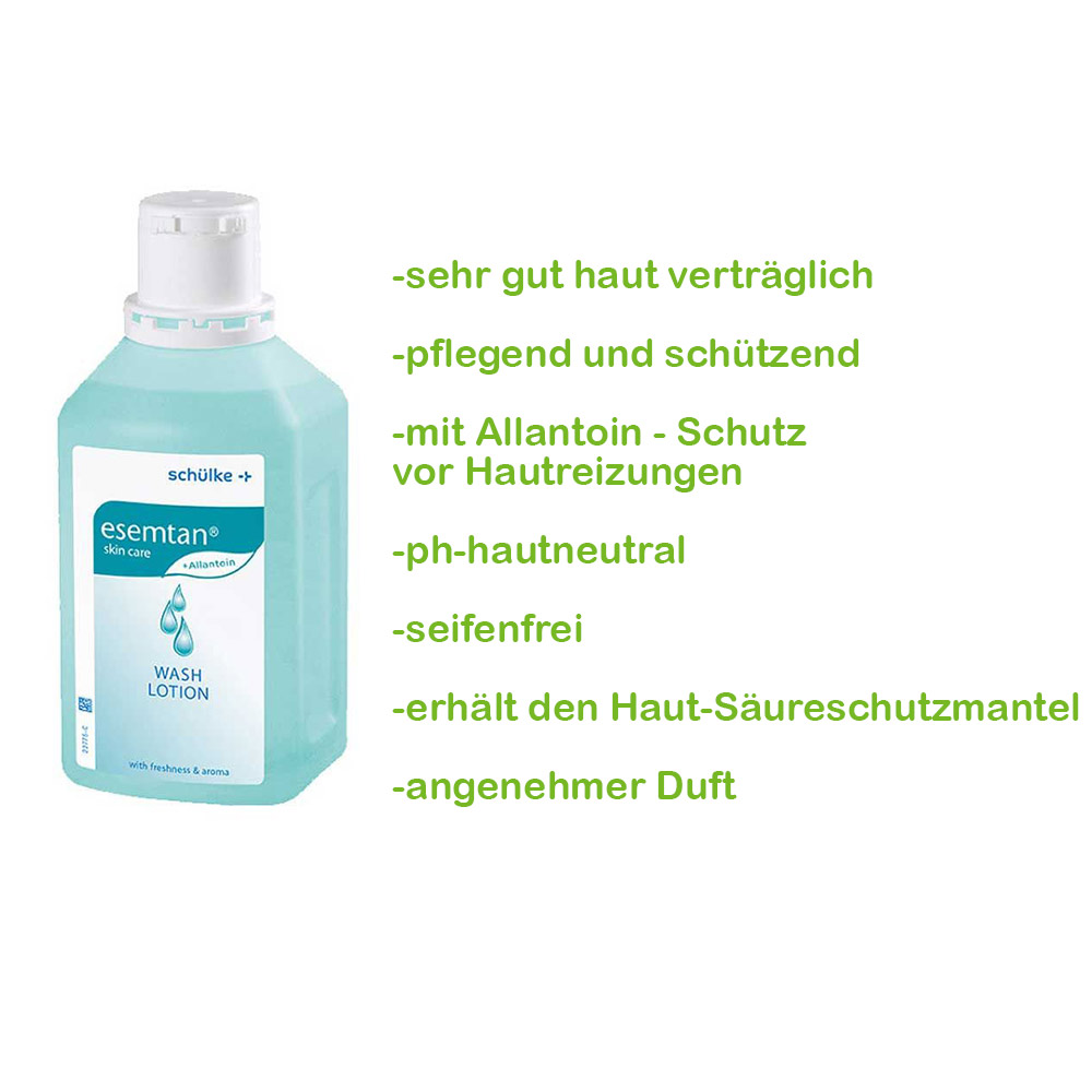 Schülke esemtan® wash lotion, Allantoin, seifenfrei ph-neutral, 500 ml