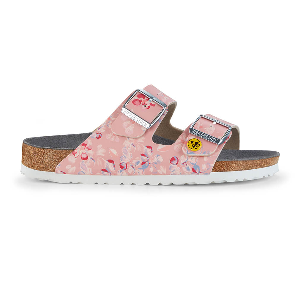 Arizona ESD Antistatisch, Birkenstock, Blumenwiese Rose, Schmal, 40