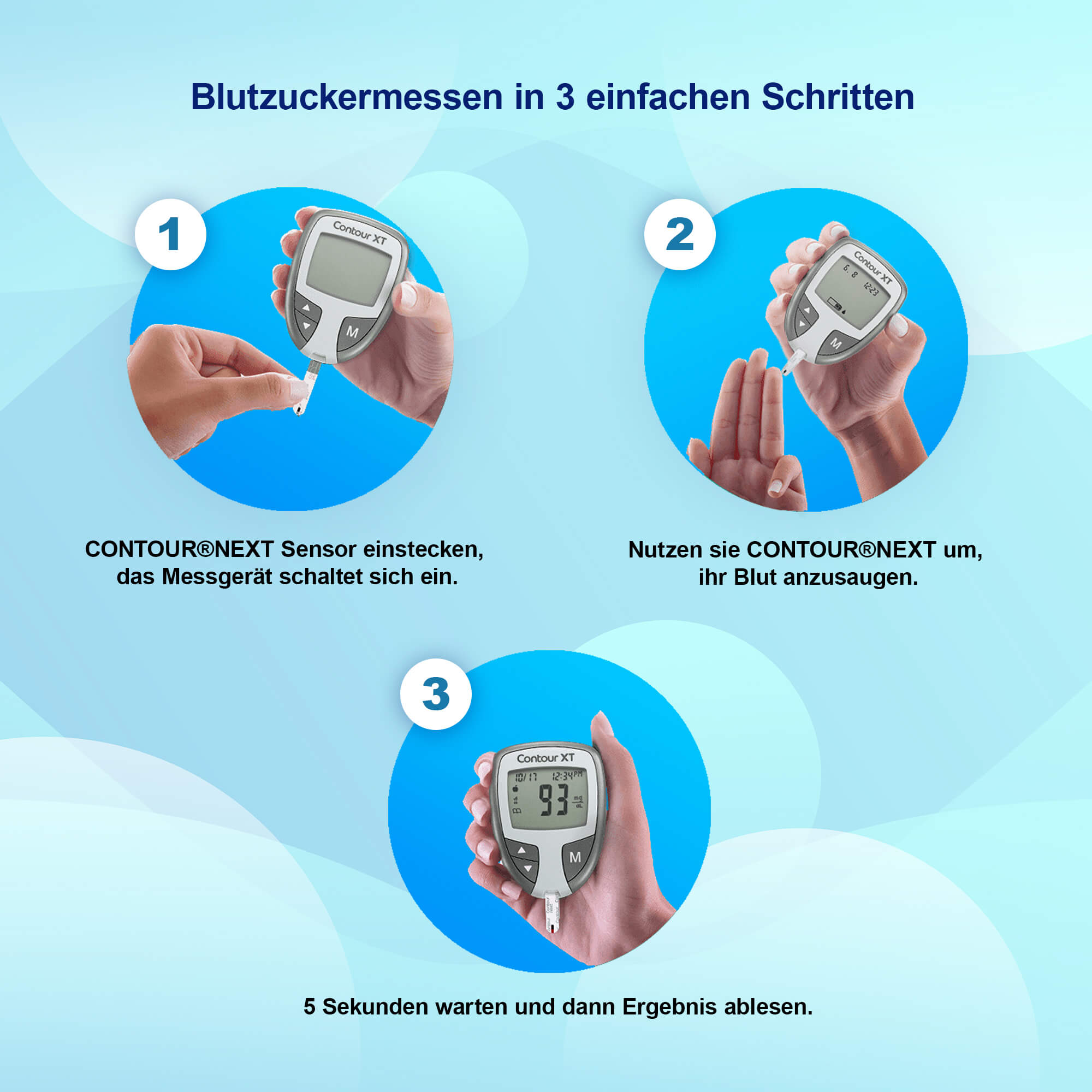 Ascensia Blutzuckermessgerät CONTOUR®XT SET Set, mg/dL