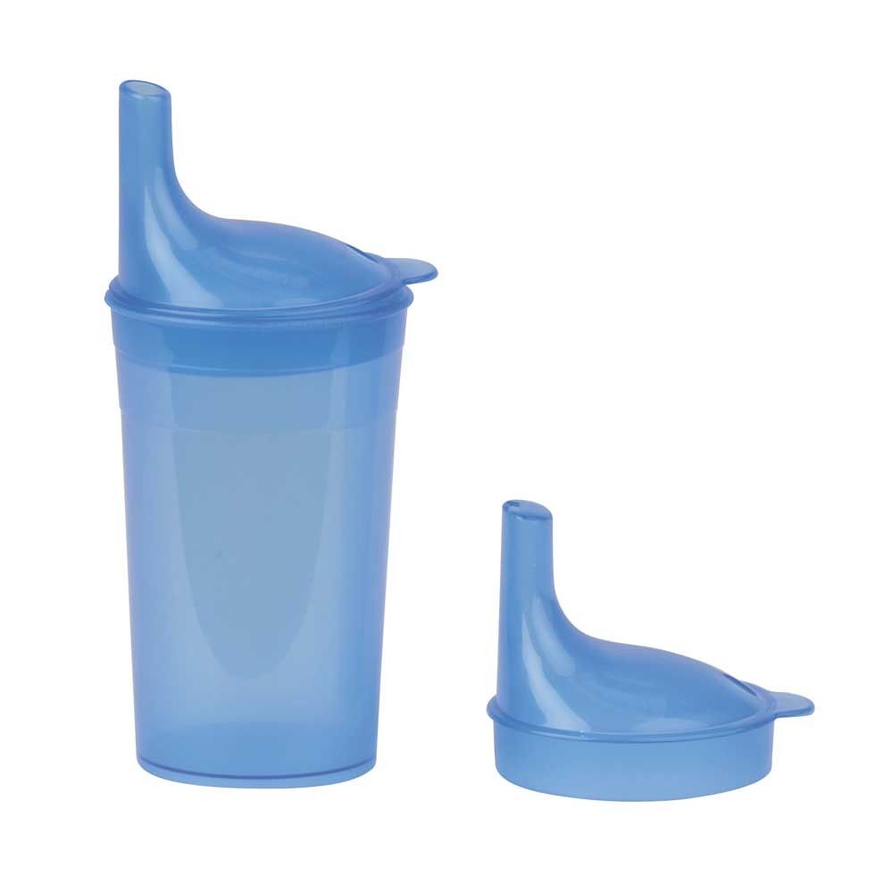 Behrend Trinkbecher-Set Color, 2 Mundstücke Tee/Brei, 250 ml, blau