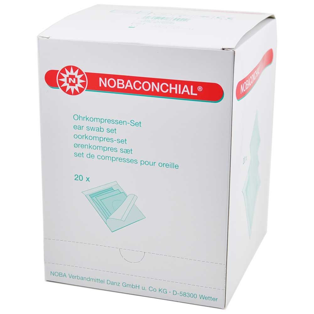 NOBACONCHIAL® Ohrenverband-Set, Kompressen-Set, steril, 20St