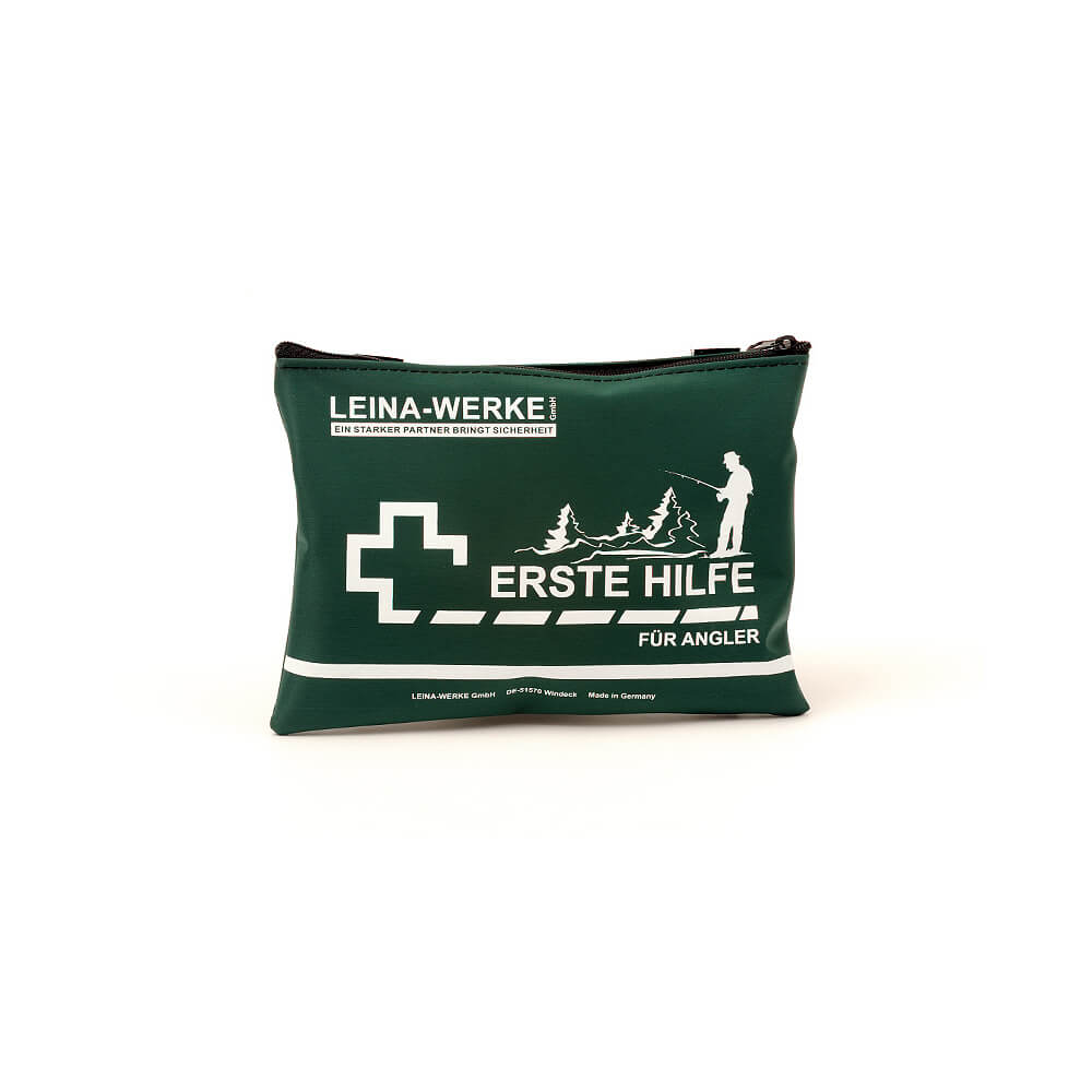 Leina-Werke Erste-Hilfe-Set für Angler, 15,5x11cm, grün