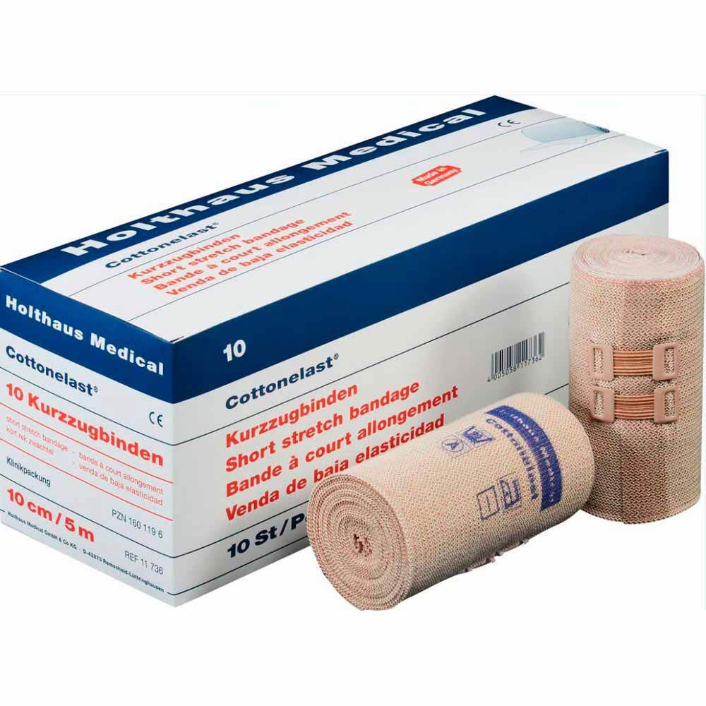 Holthaus Medical Cottonelast® Kurzzugbinde, 12cmx5m, 1St