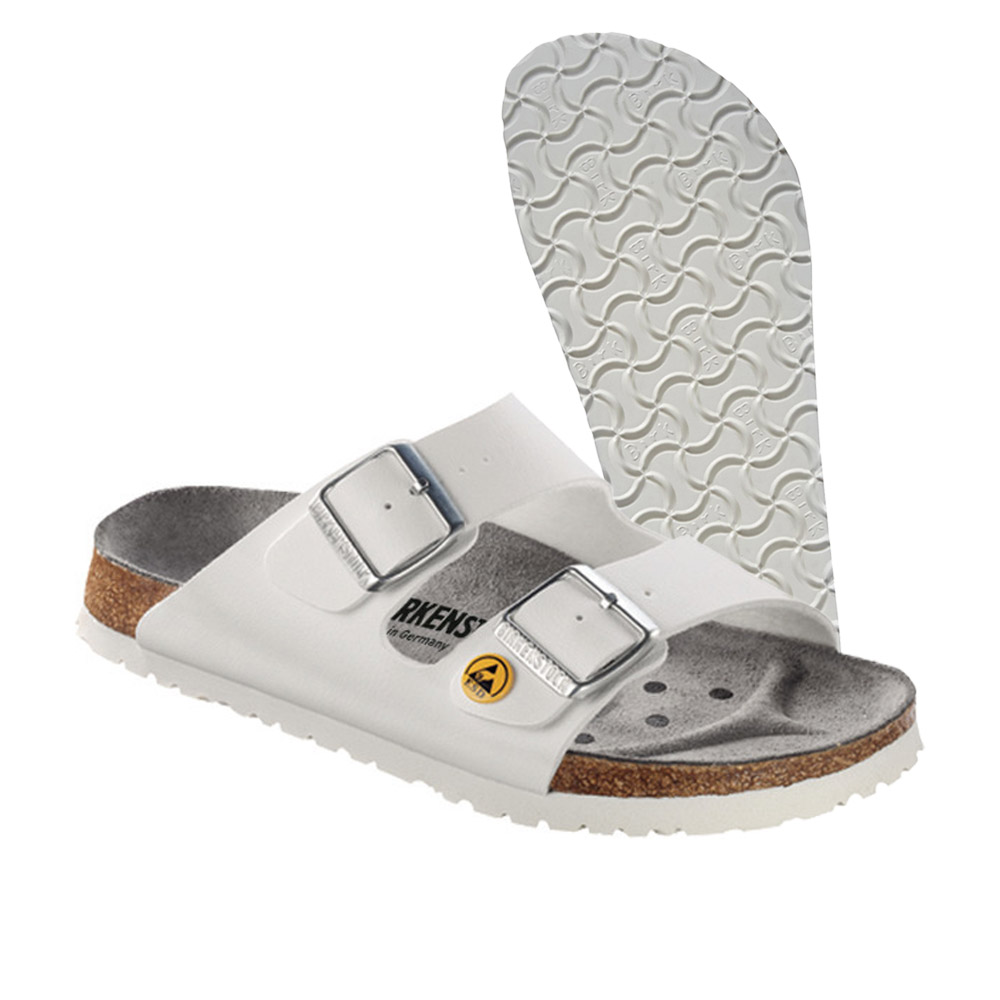 Birkenstock Arizona ESD, TÜV-geprüft, weiß, Gr. 44