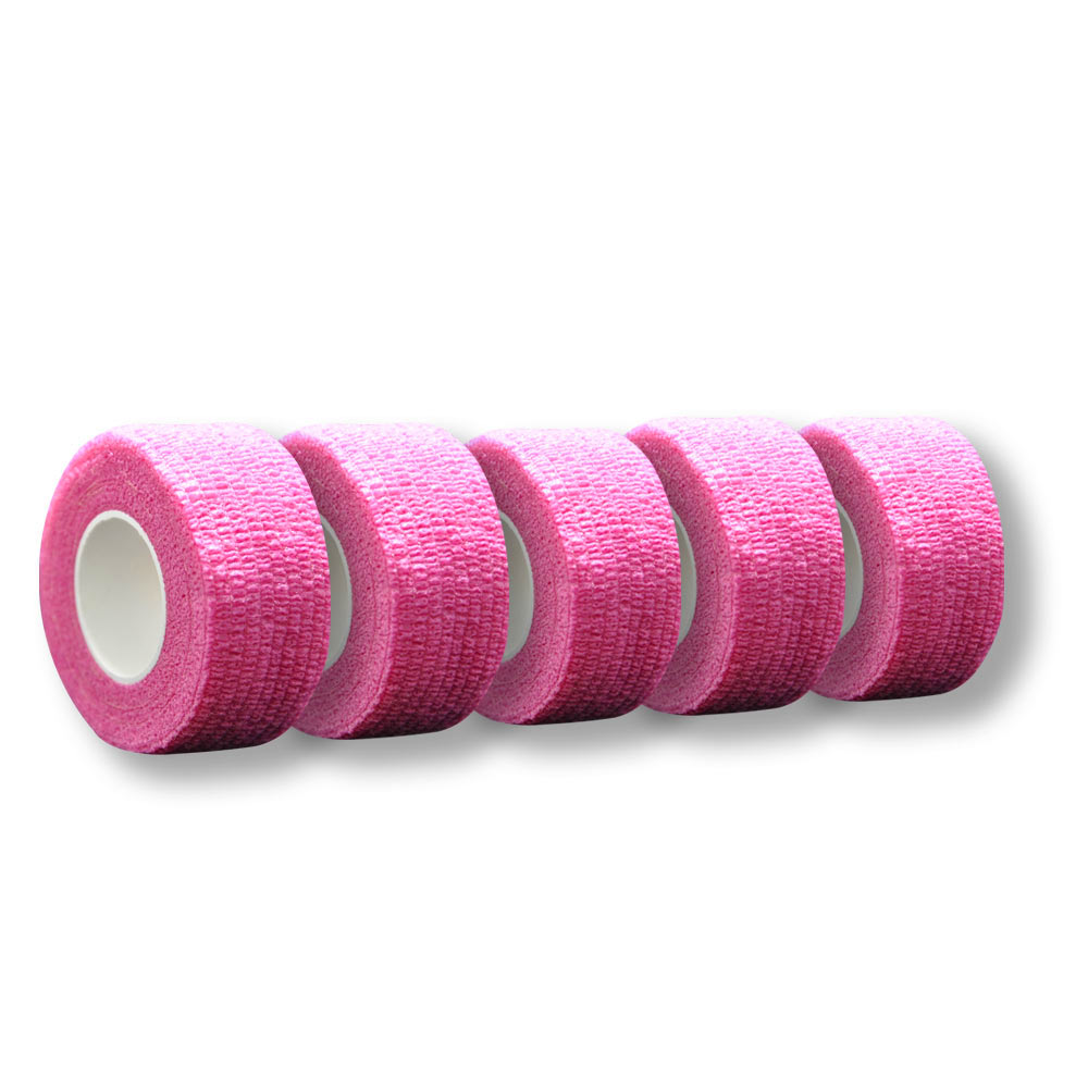 MC24® Fingertape color, kohäsiv, 2,5cmx4,5m, pink, 5St