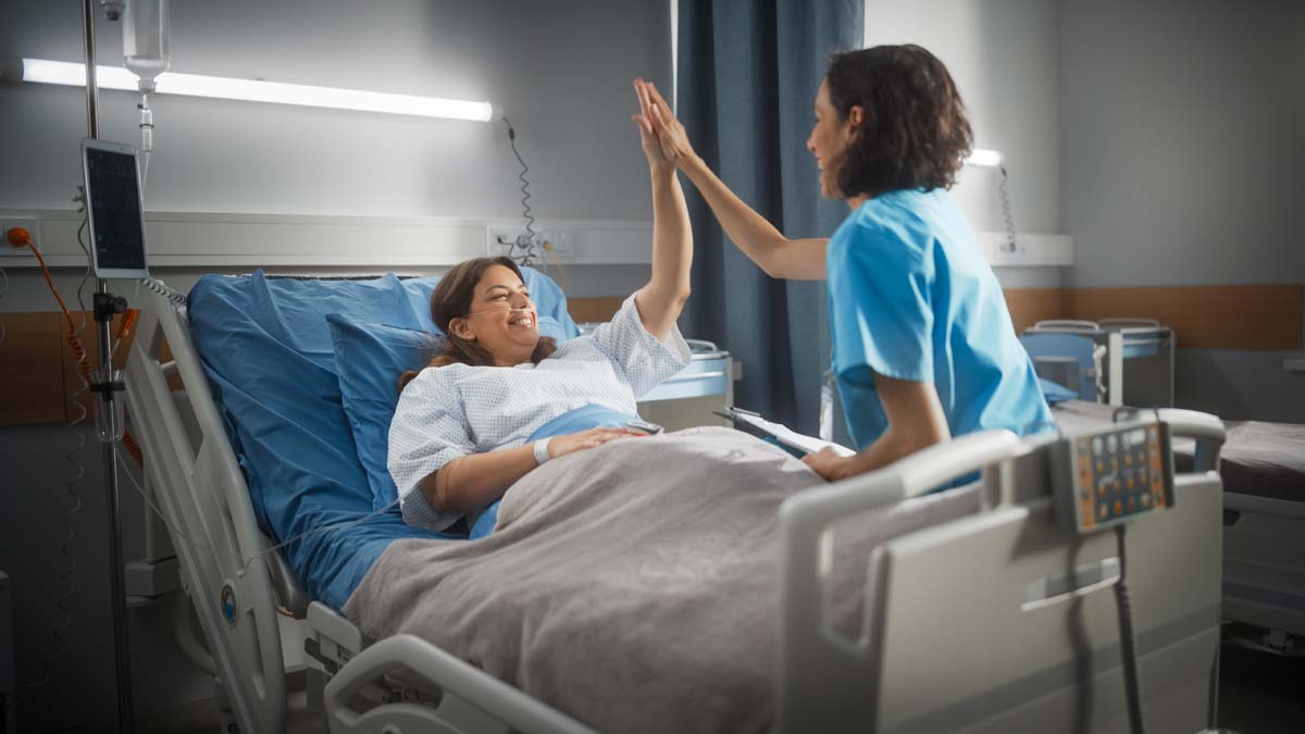 Pflegebetten in Krankenhäusern gelten als Krankenbetten