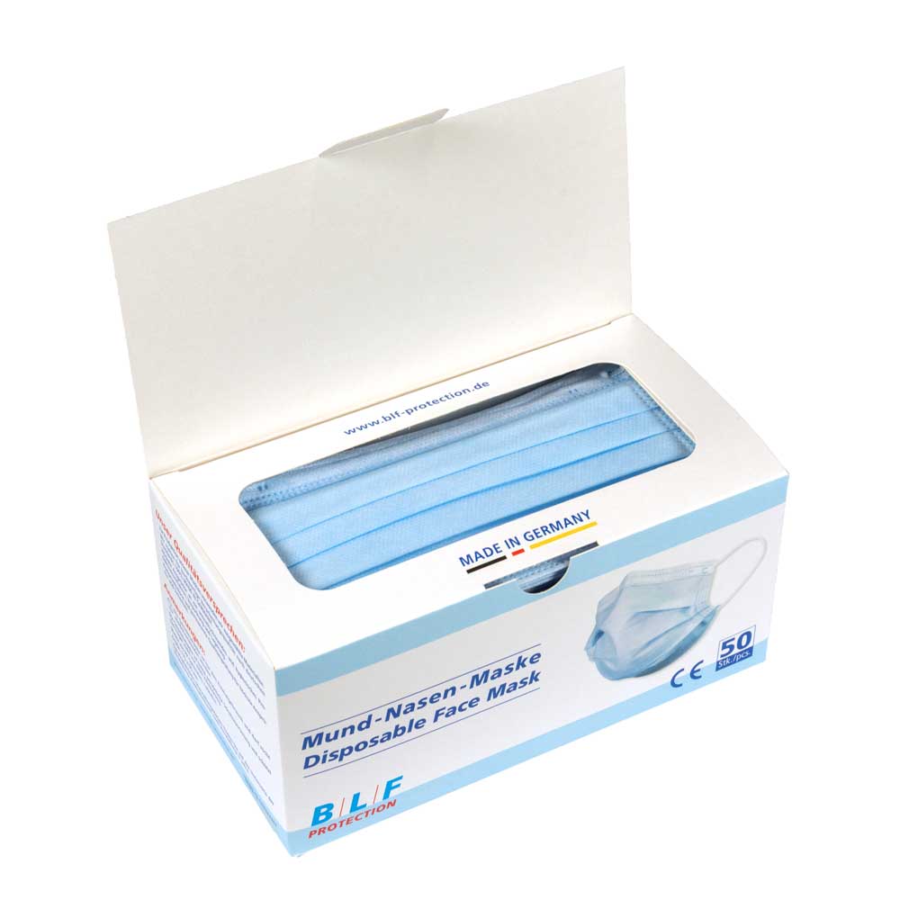 Pandemieschutz Set mit medizinischen Masken, Händedesinfektionsgel