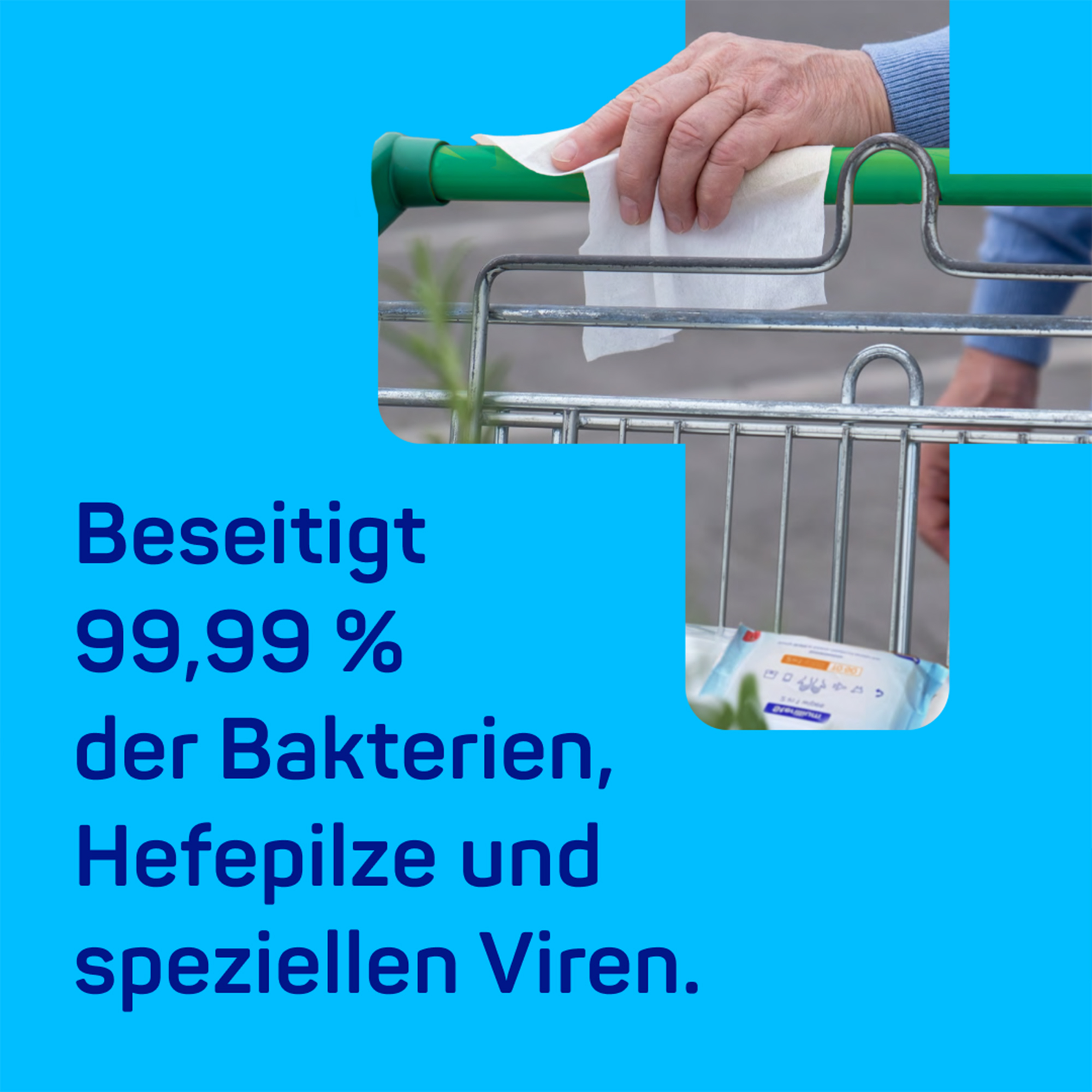 Hartmann Sterillium® 2 in 1 wipes, Hände- und Flächendesinfektionstuch