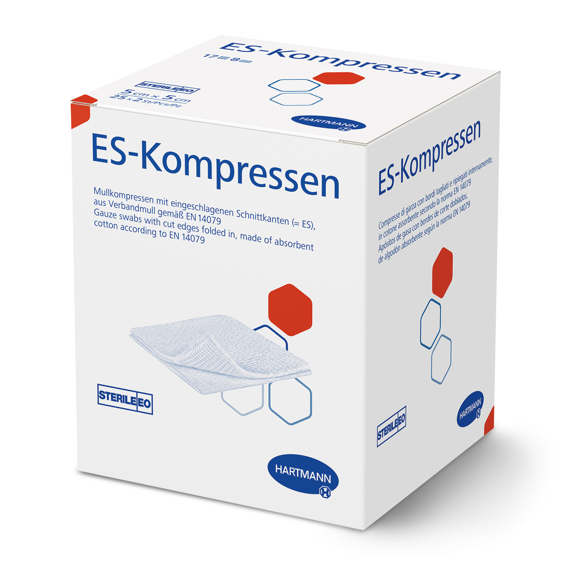 Hartmann ES-Kompressen® 7,5 x 7,5 cm, steril