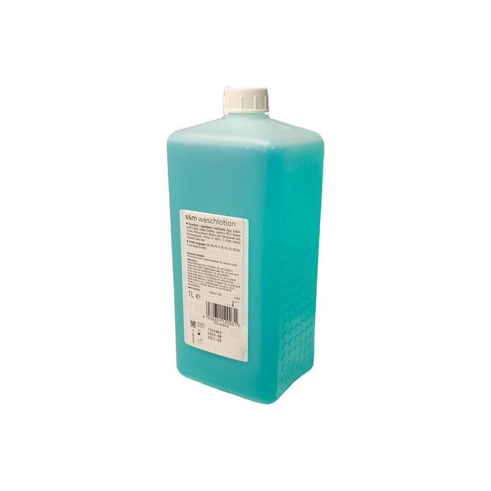 Schülke s-m® Waschlotion, seifen-/alkalifrei ph-neutral, Eurofl. 1 L