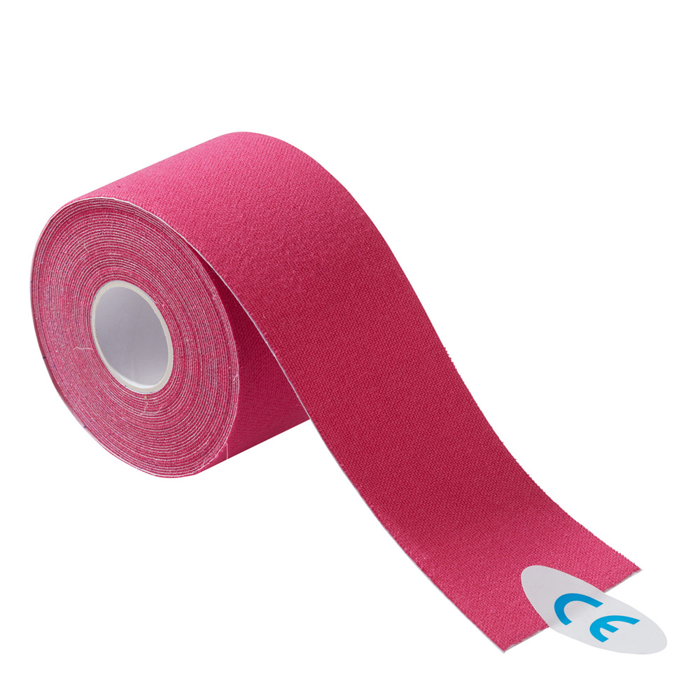 Power Kinesiologie Tape, 5 cm x 5 m, 1 Rolle, pink
