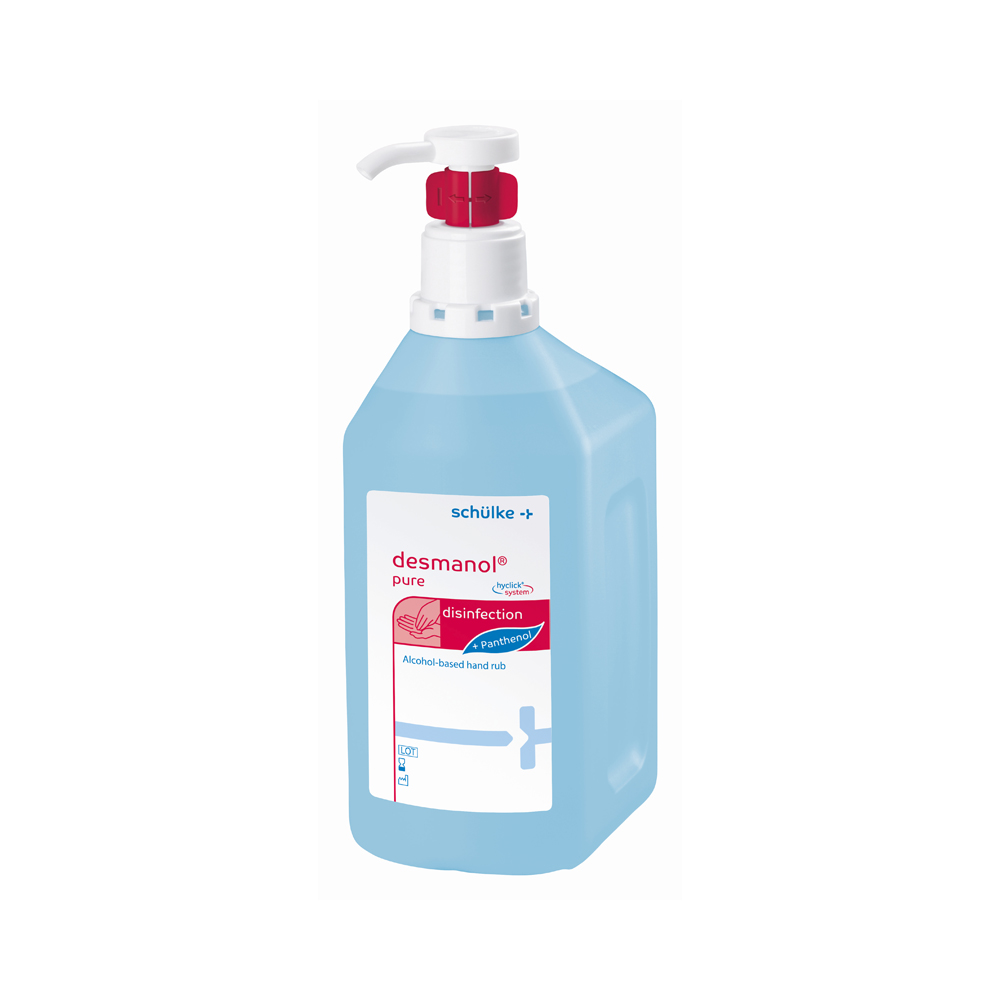 Desmanol® Pure Hyclick Handdesinfektionsmittel, parfümfrei, von Schülke, 1000ml