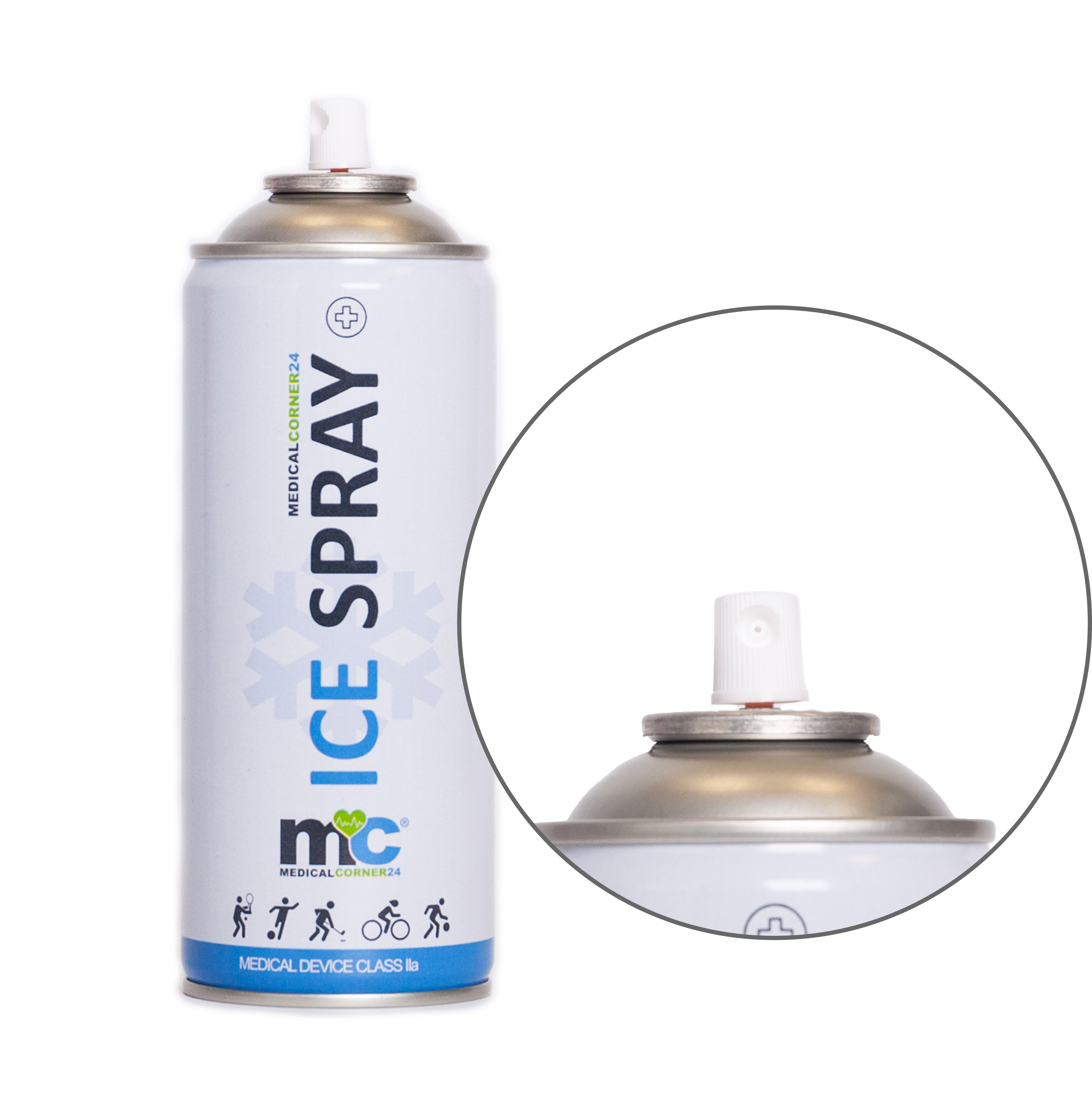 MC24 Kältespray, Eisspray, krampflösend, schmerzlindernd, 400 ml Dose