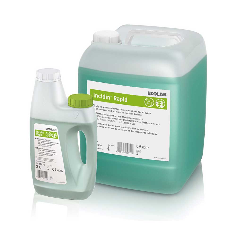 Ecolab Flächendesinfektion Incidin Rapid, versch. Größen