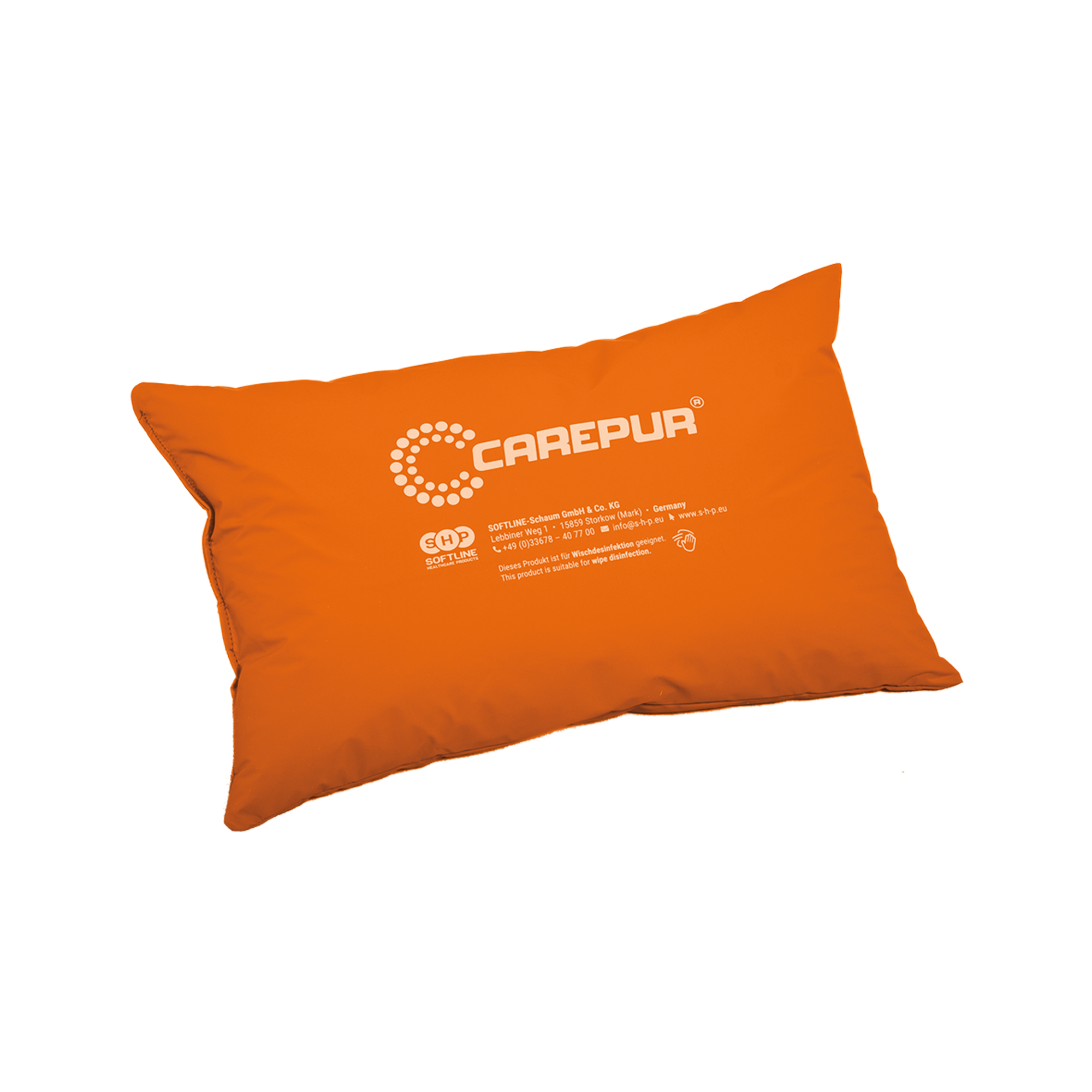SHP CAREPUR Universalkissen S, orange, 45 x 30 cm