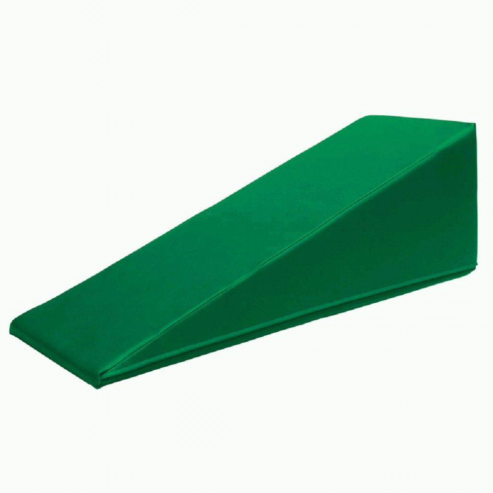Pader Bein-Lagerungskeil, Kissen, 80x30x10/2cm, Kunstleder, grasgrün