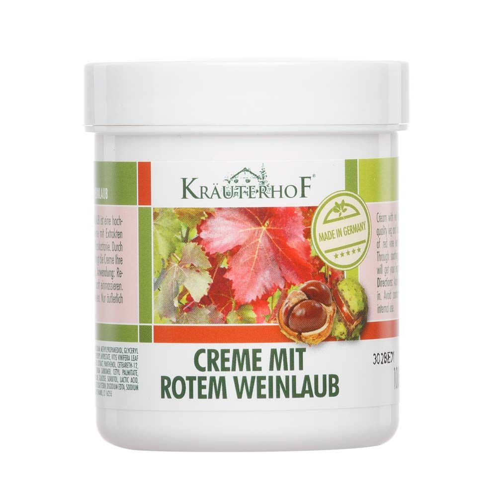 Asam Kräuterhof® Creme, für Beine/Füße, mit rotem Weinlaub, 2 Gr.