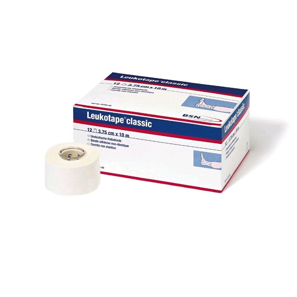 BSN Leukotape classic, Tapeverband, 3,75 cm x 10 m, 1 Rolle