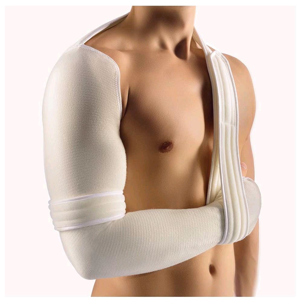 BORT OmoBasic® Schulter-Arm-Bandage, geschlossene Form, Gr. 2, L, weiß