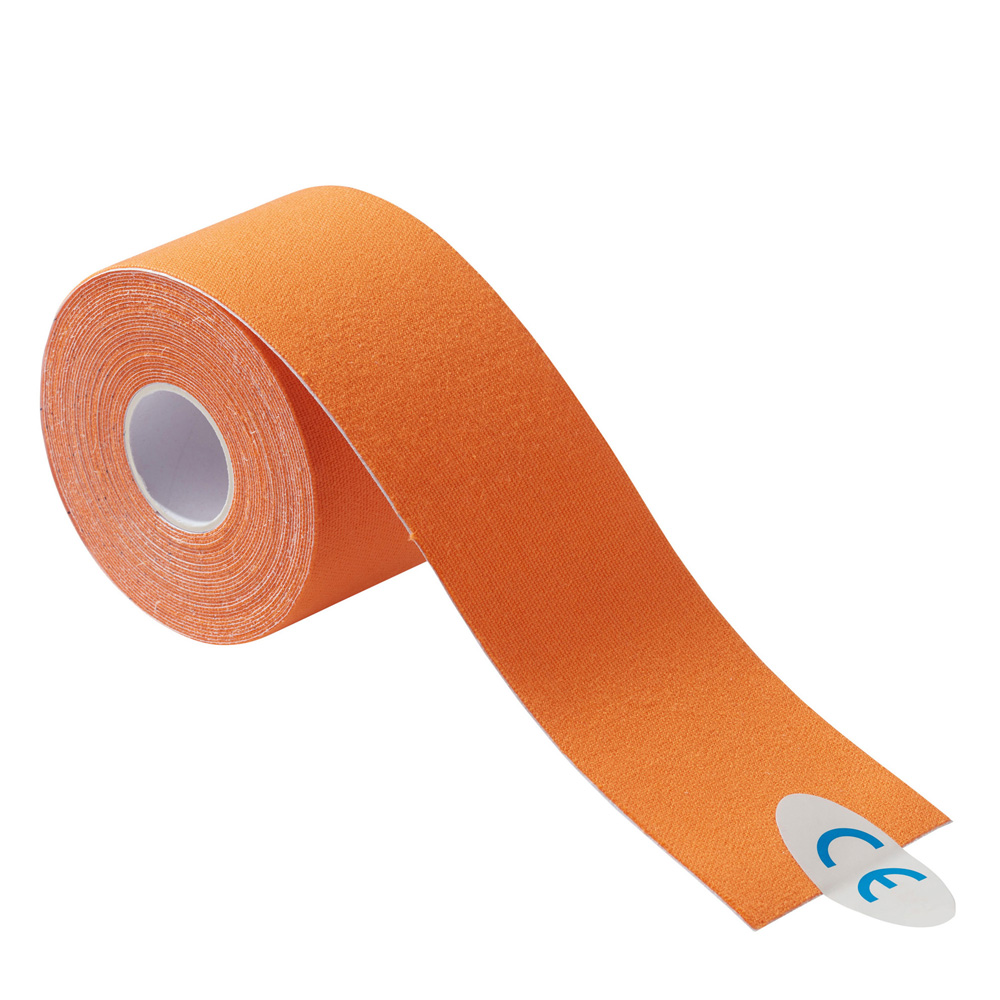 Medicalcorner24 Power Kinesiologie Tape, 5cmx5m, 1 Rolle, orange