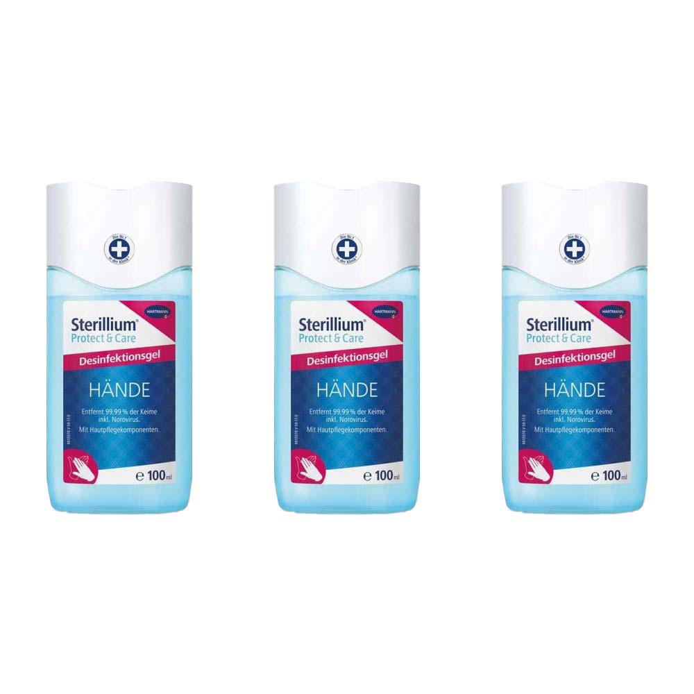 Hartmann Sterillium Protect & Care Desinfektionsgel Set, 3x 100 ml