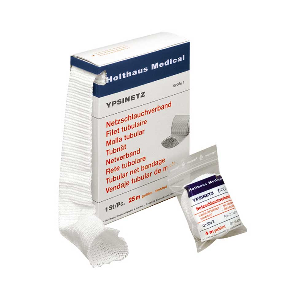 Holthaus Medical YPSINETZ Netzverband, weiß, 25m, Gr 1