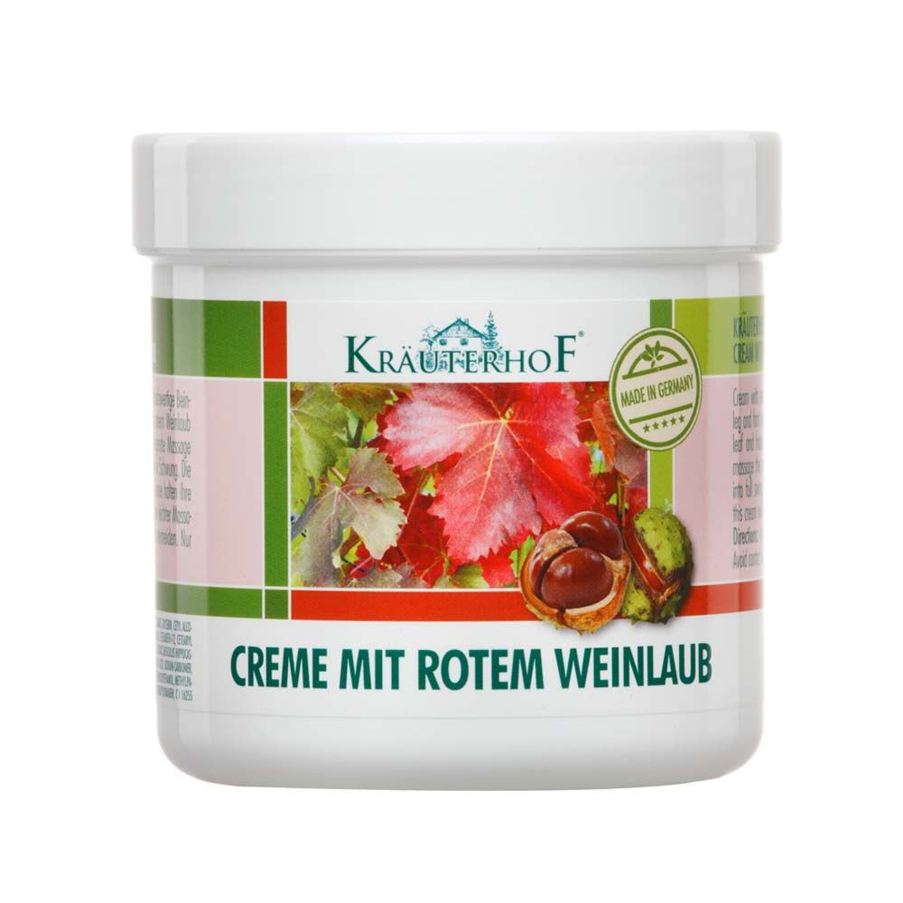 Asam Kräuterhof® Creme, für Beine/Füße, mit rotem Weinlaub, 250ml