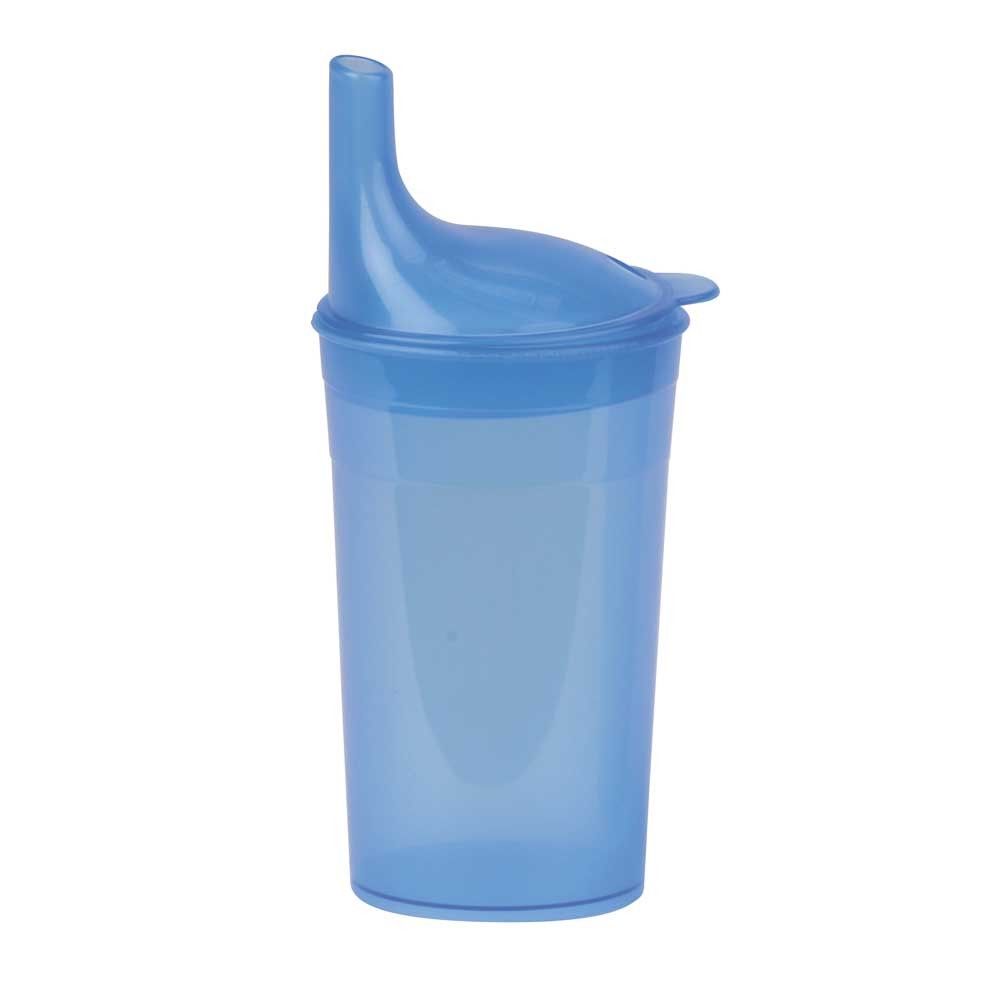 Behrend Trinkbecher Color, 250 ml, mit Brei-Aufsatz, blau