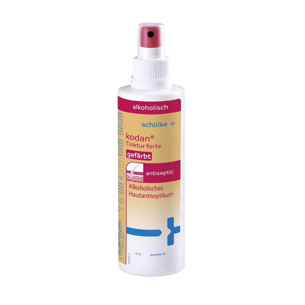 Schülke kodan Tinktur forte Haut-Antiseptikum, Spray, gefärbt, 250 ml