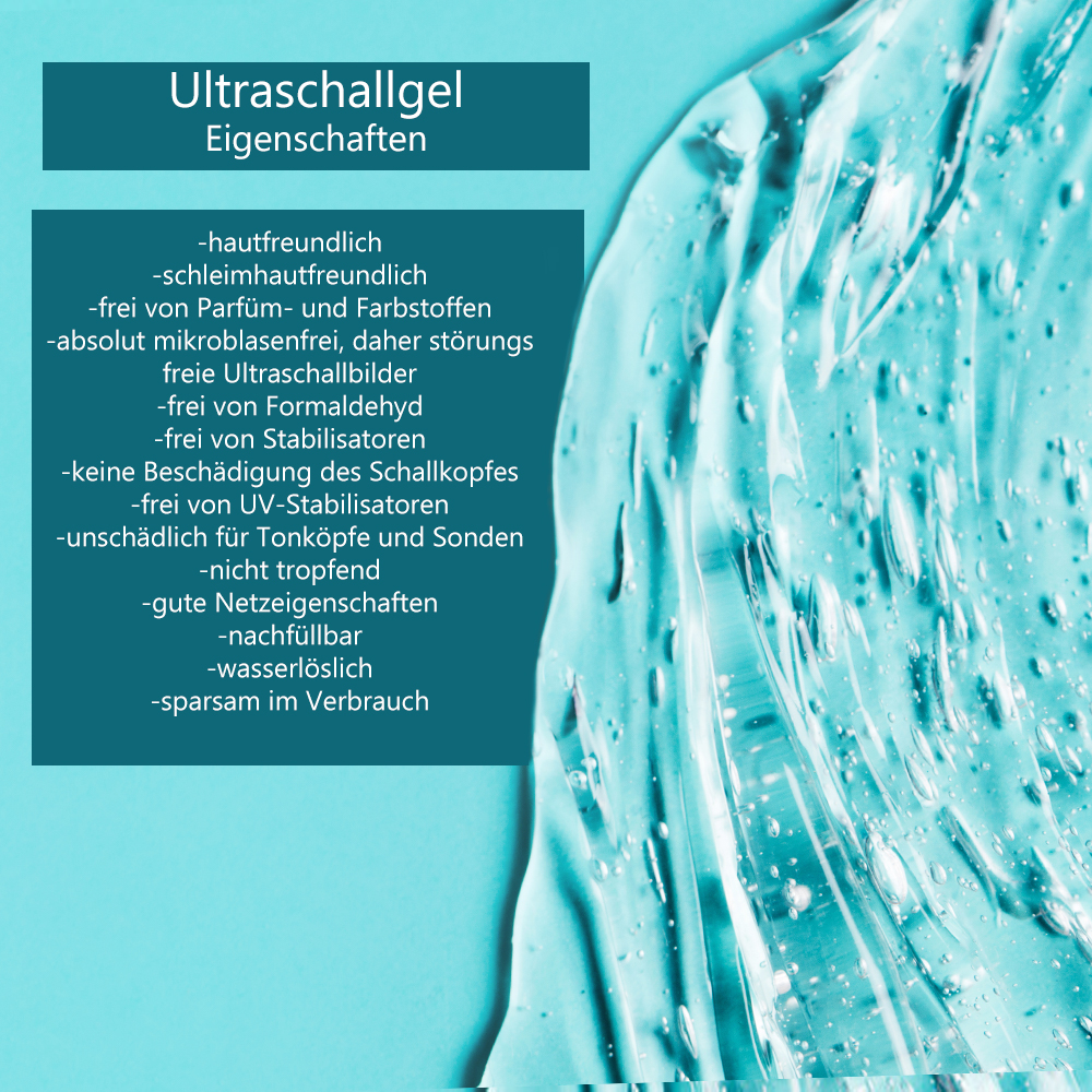 Ultraschallgel, Sonographiegel, Kontaktgel, Leitgel 5 Liter Cubitainer